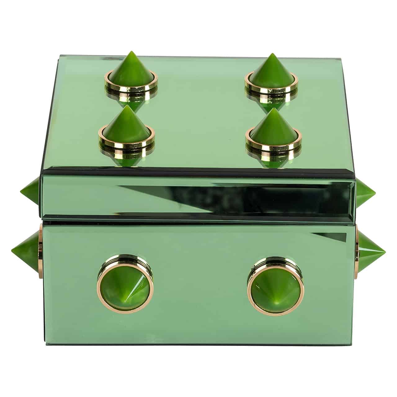 Caja de almacenamiento Jelia verde (Verde)