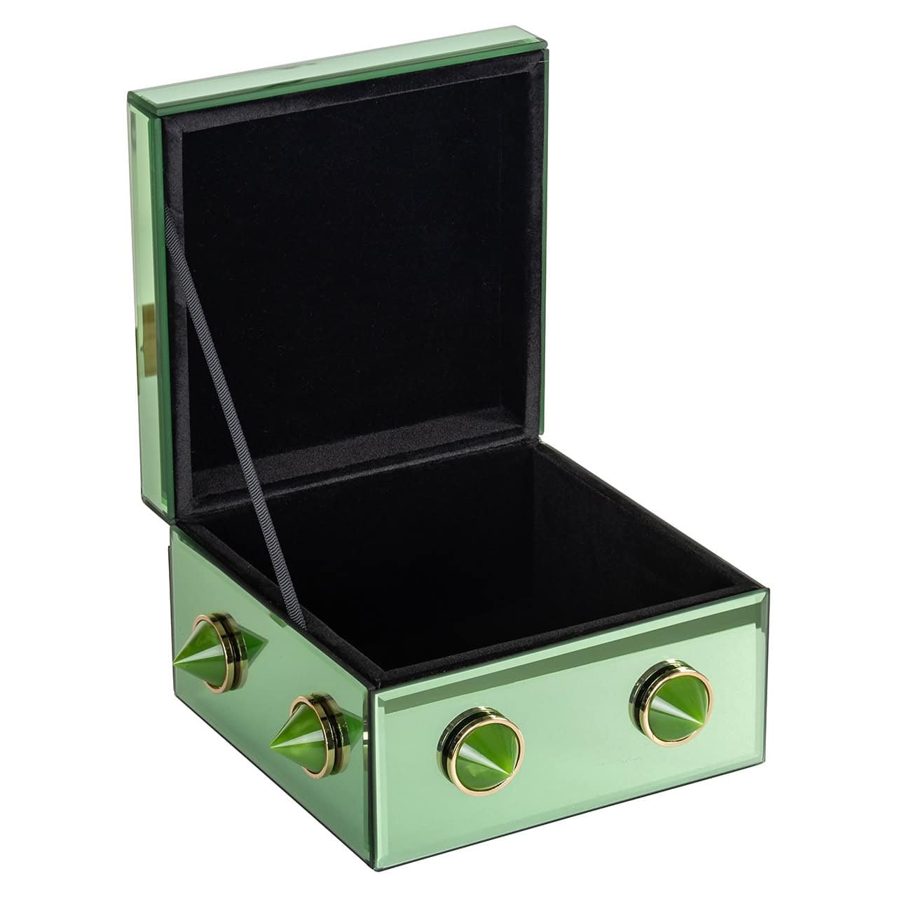 Caja de almacenamiento Jelia verde (Verde)