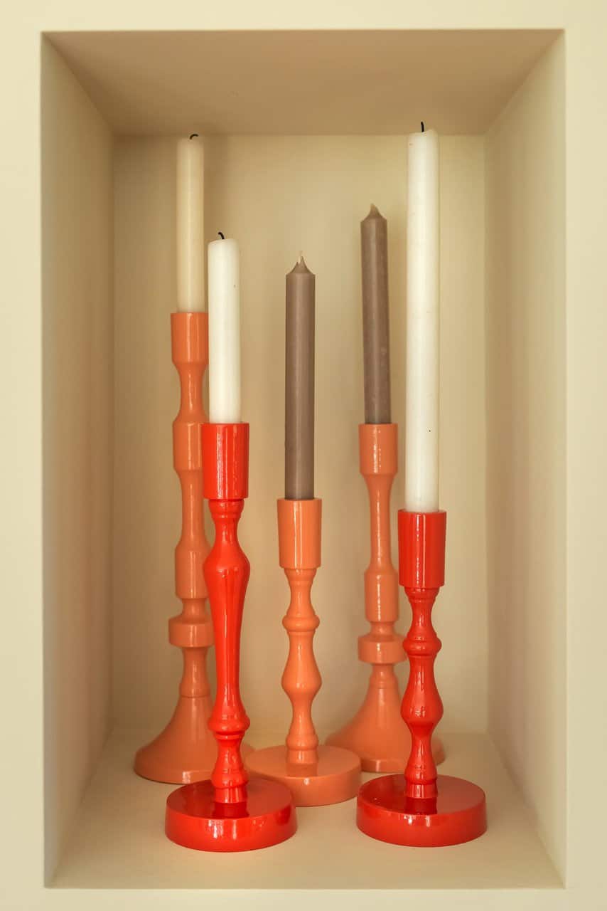 Kandelaar Kyra klein (Pink)