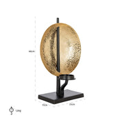 Candelabro Chayra (Negro/dorado)