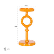 Kandelaar Elina oranje