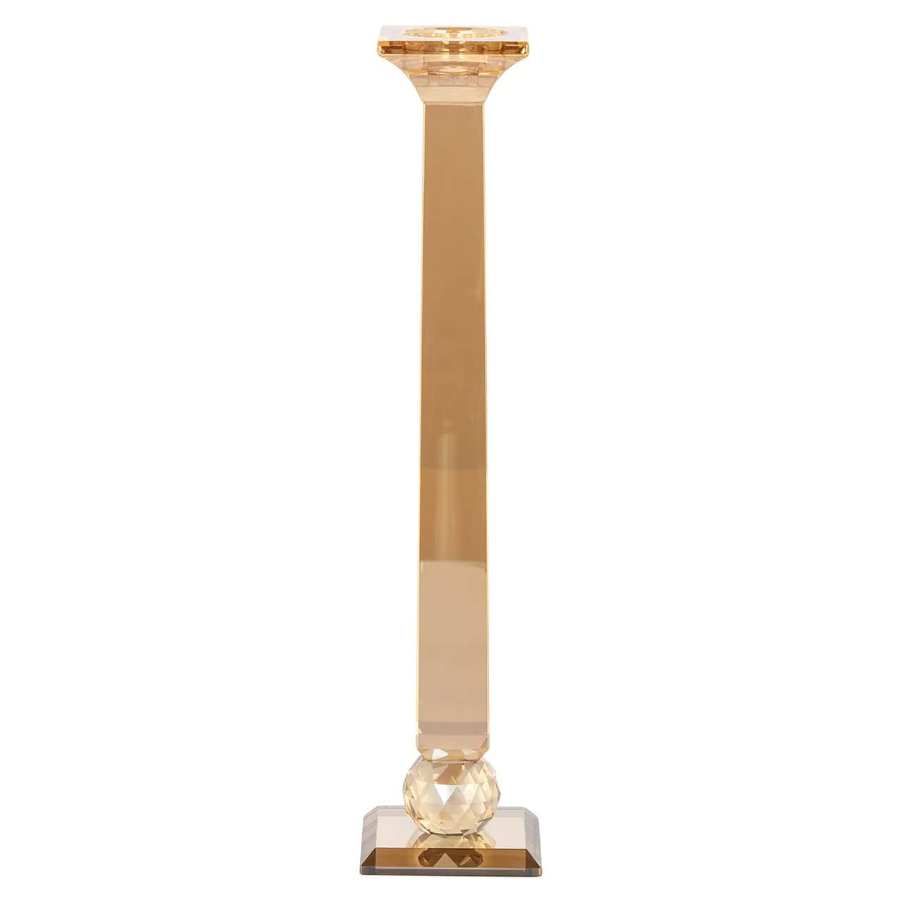 Candelabro Milou grande (Ámbar)