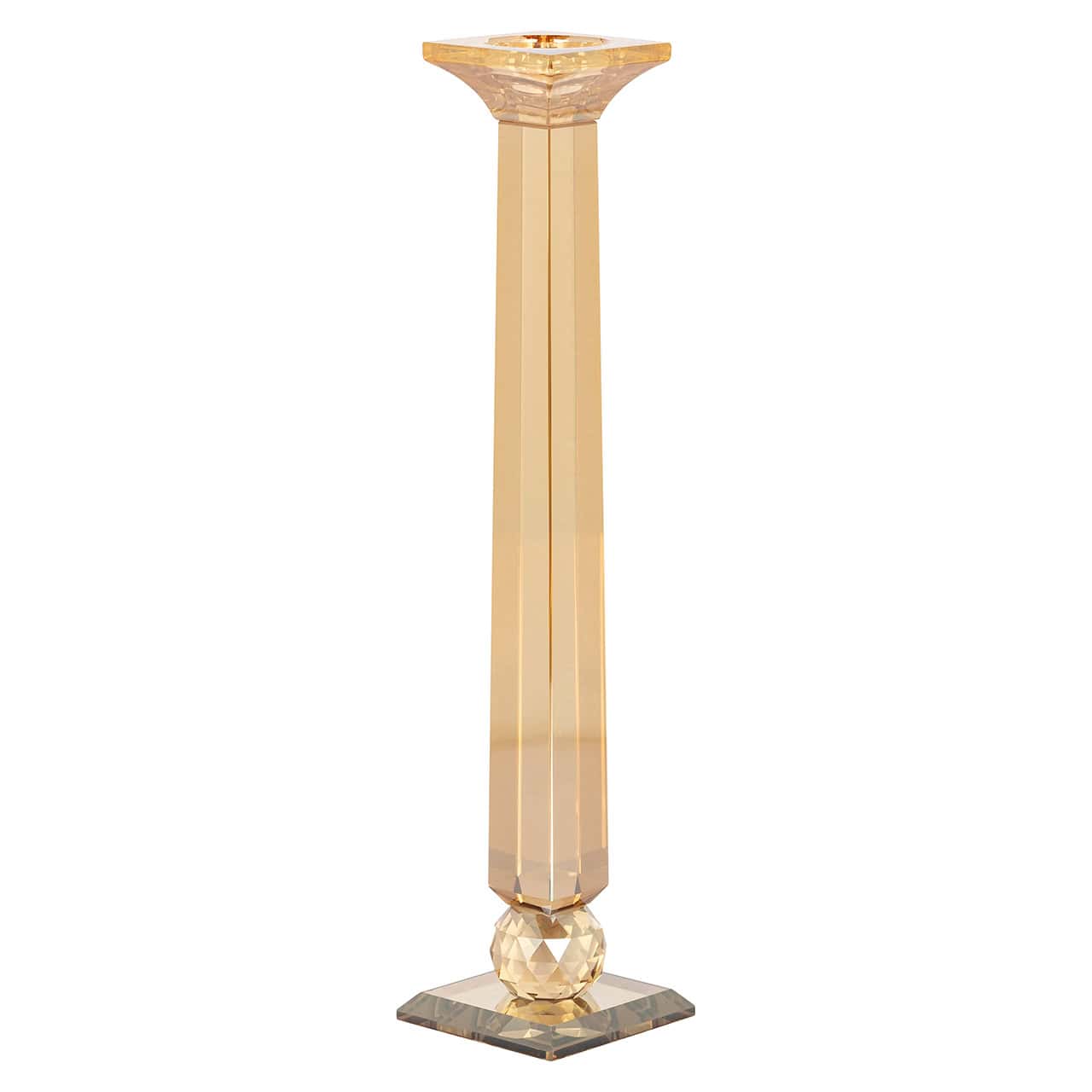 Candelabro Milou grande (Ámbar)