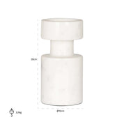 Candle holder Melle small (White)