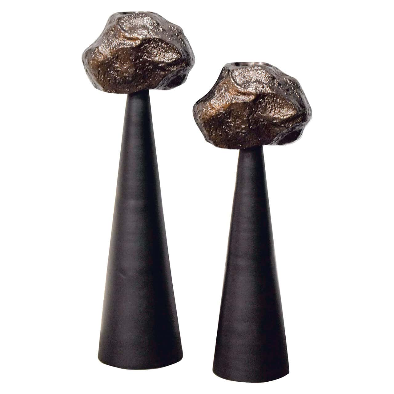 Candelabro Moira grande (Negro)