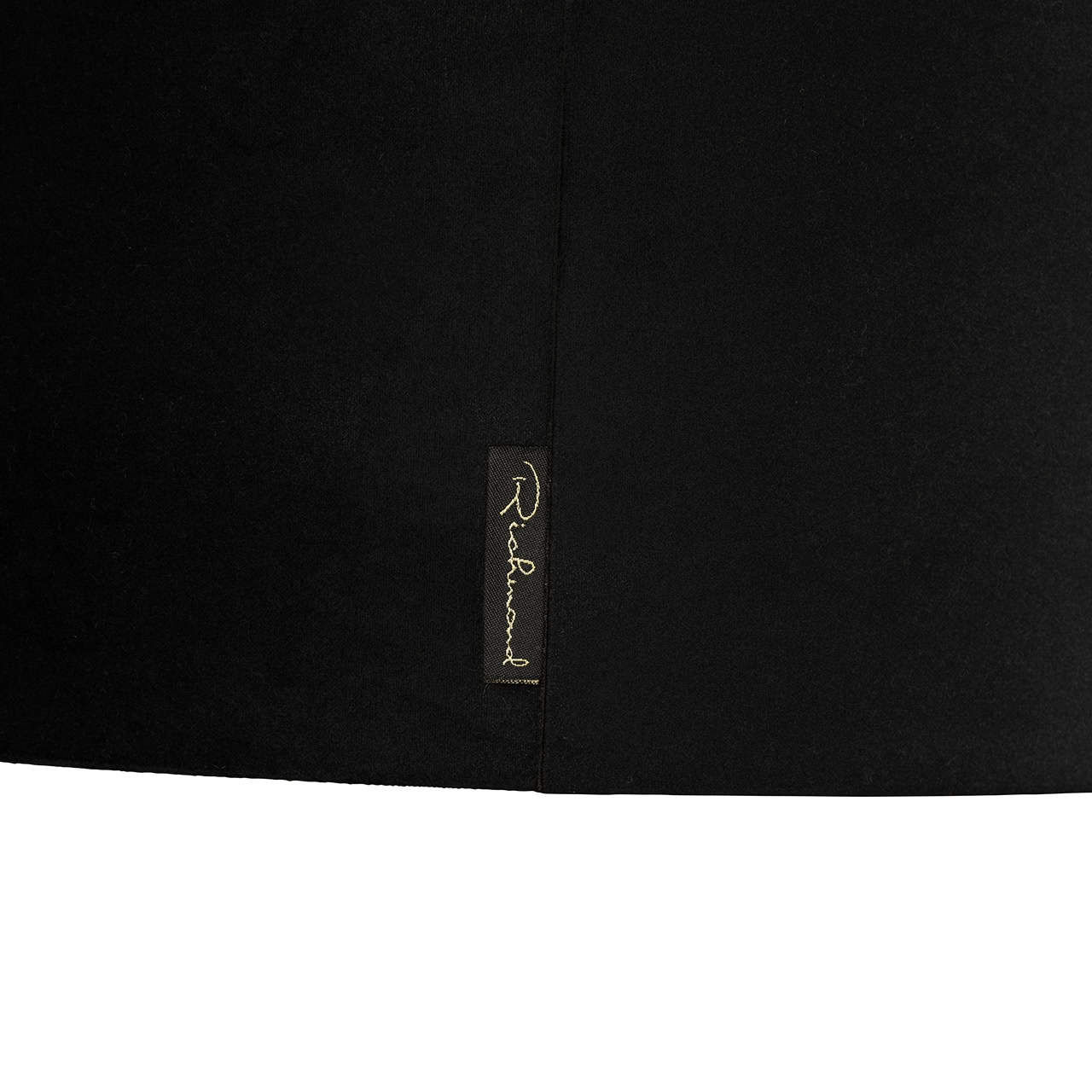Lampshade Maddy black velvet cilinder 50Ø (Black)