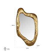 Espejo Blinne dorado (Oro)