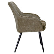 Silla Chrissy de chenilla piedra (Niagara 104 Stone Chenille)
