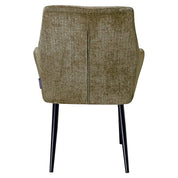 Silla Chrissy de chenilla piedra (Niagara 104 Stone Chenille)