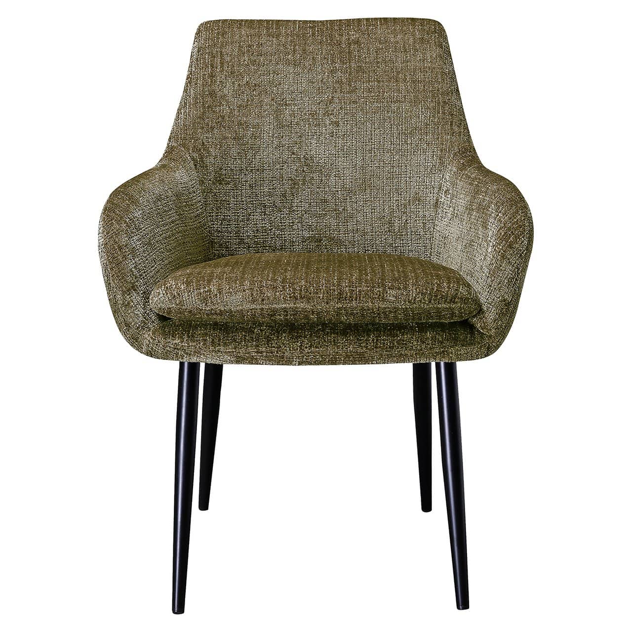 Silla Chrissy de chenilla piedra (Niagara 104 Stone Chenille)