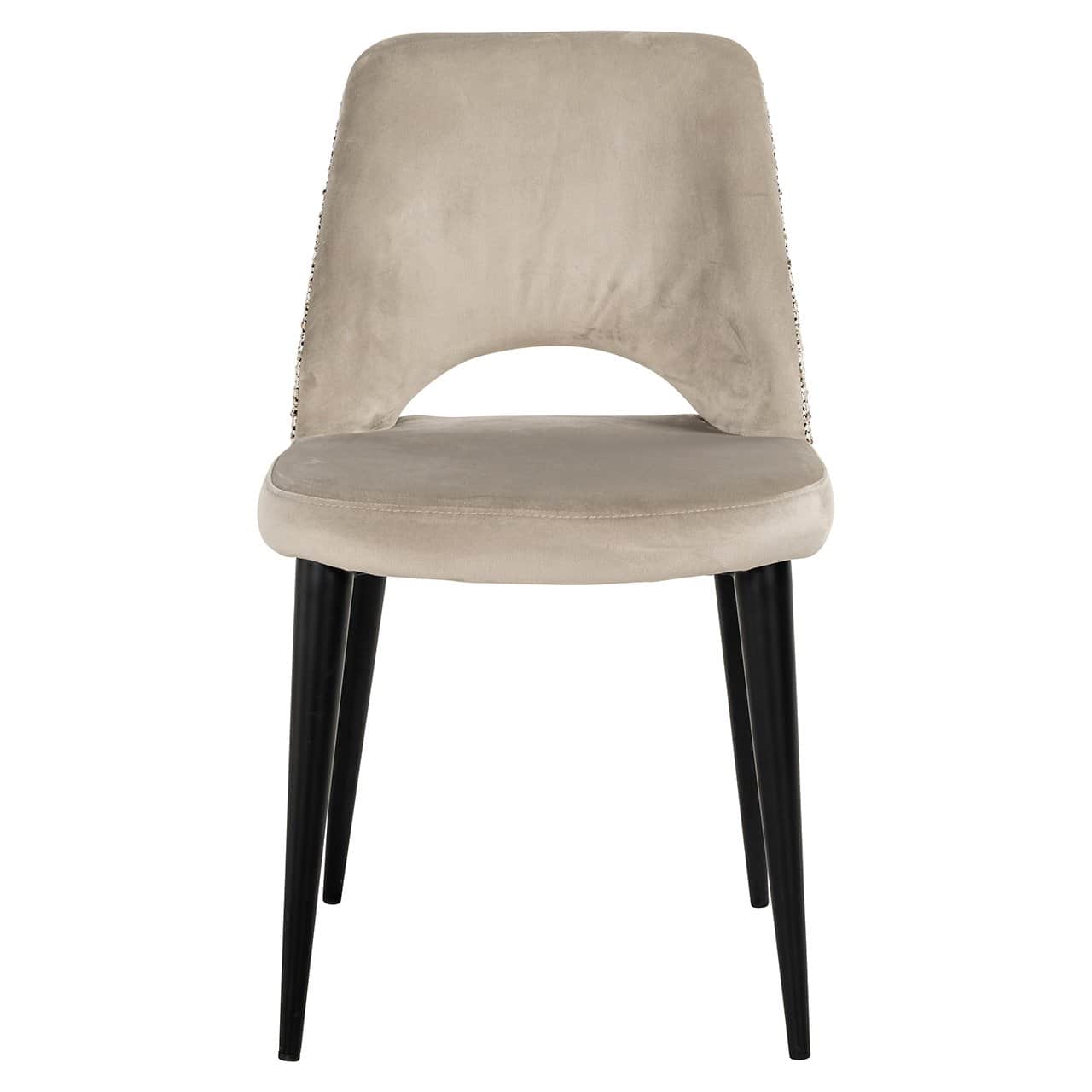 Silla Tabitha trendy natural / cuarzo caqui ignífuga (Be Trendy 01 Nature)