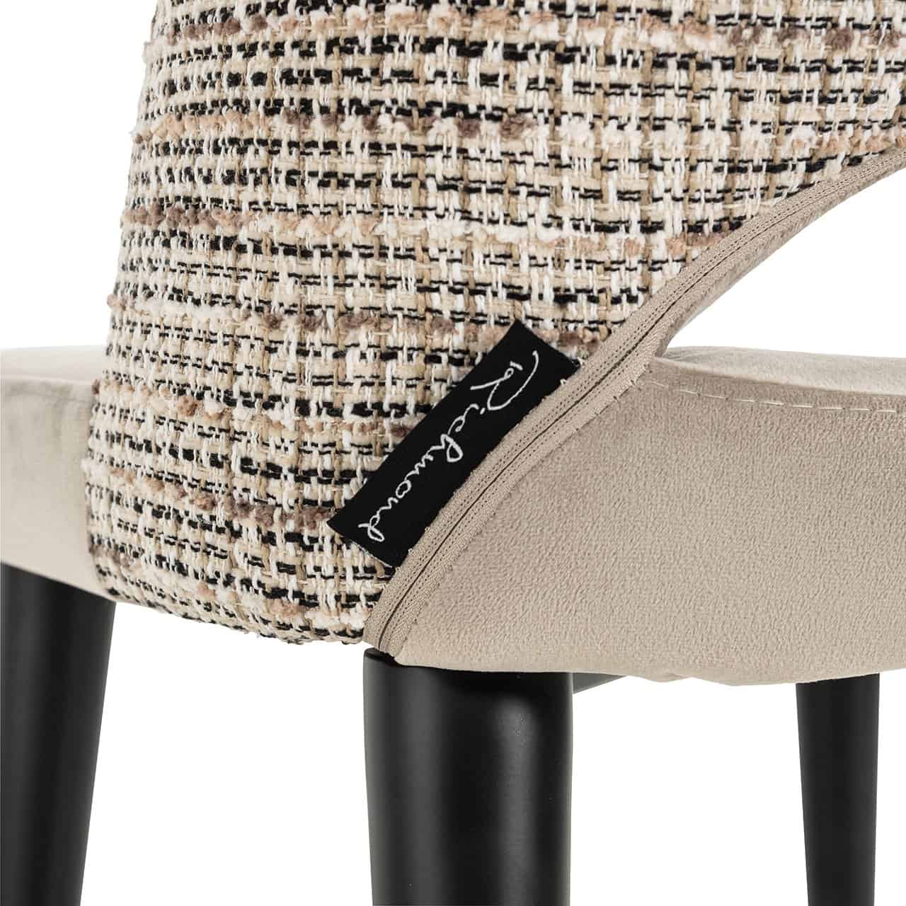 Silla Tabitha trendy natural / cuarzo caqui ignífuga (Be Trendy 01 Nature)