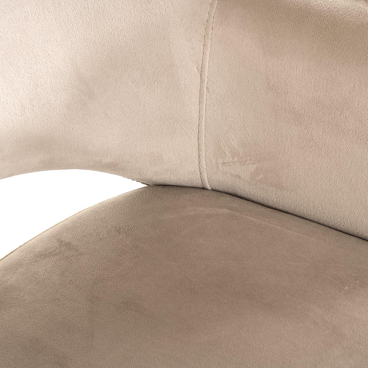 Silla Giovanna terciopelo caqui / rosa trendy (Be trendy 1673 rosa)