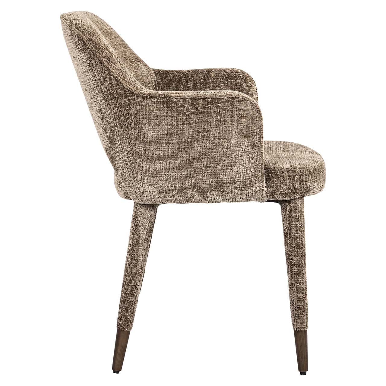 Silla Donnatella de chenilla de piedra ignífuga (Niagara 104 Stone Chenille)