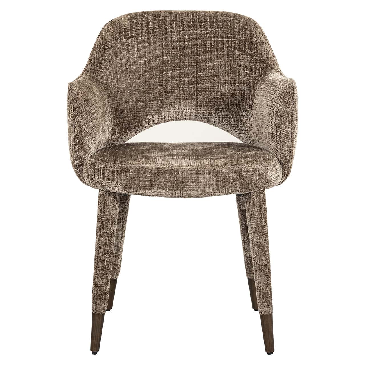 Silla Donnatella de chenilla de piedra ignífuga (Niagara 104 Stone Chenille)