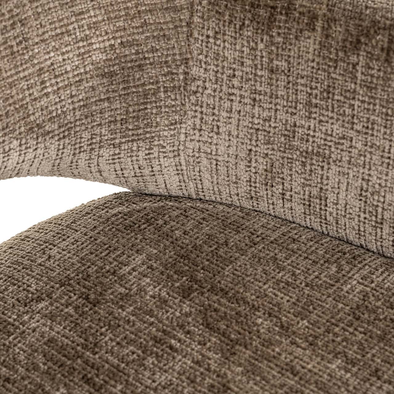 Silla Donnatella de chenilla de piedra ignífuga (Niagara 104 Stone Chenille)
