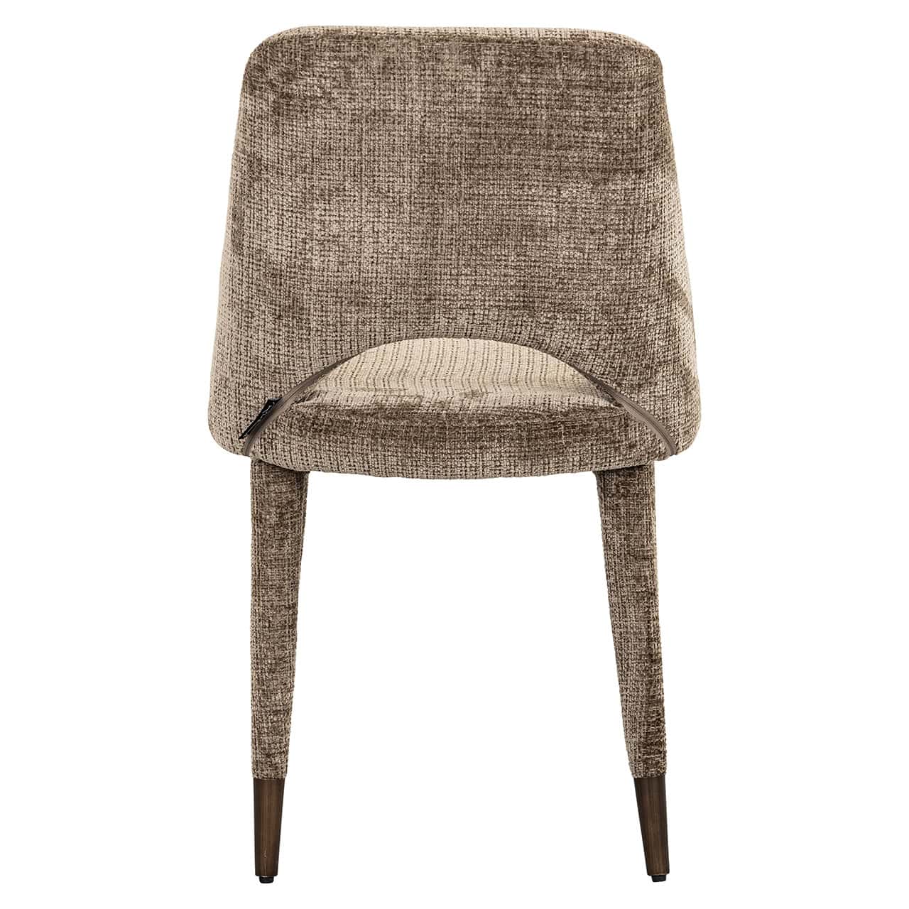 Silla Cecilia de chenilla piedra ignífuga (Niagara 104 Stone Chenille)