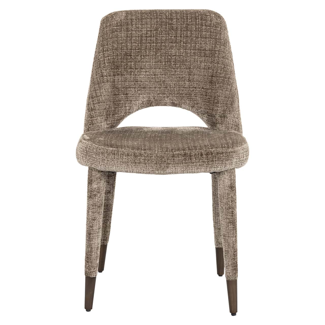 Silla Cecilia de chenilla piedra ignífuga (Niagara 104 Stone Chenille)