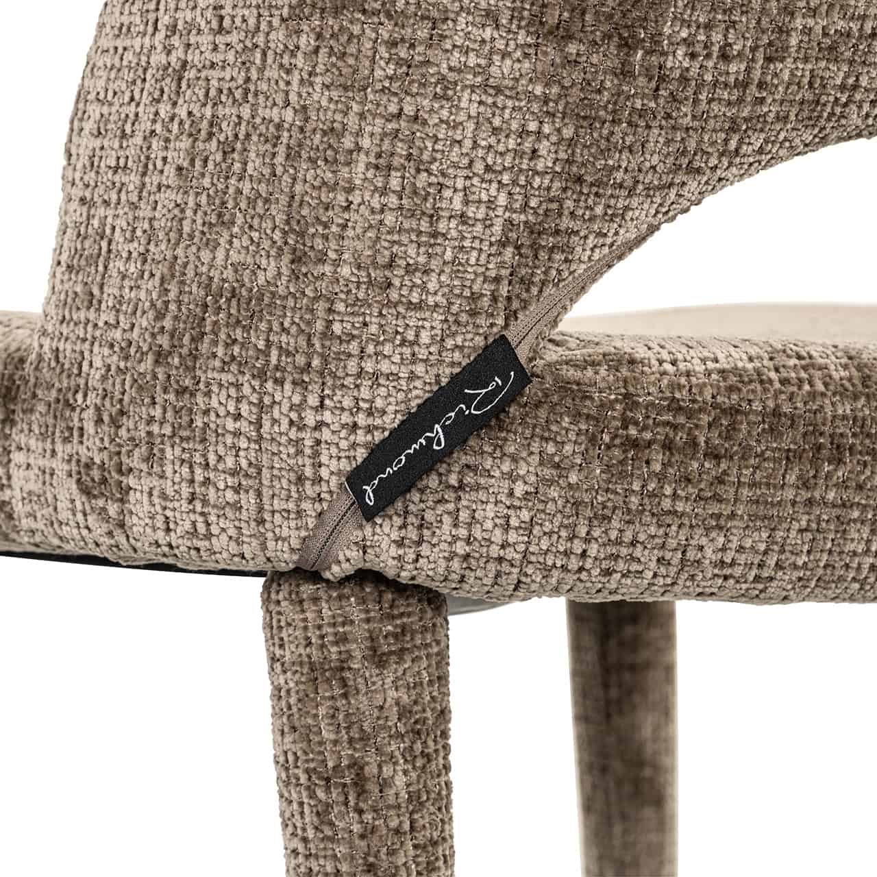 Silla Cecilia de chenilla piedra ignífuga (Niagara 104 Stone Chenille)