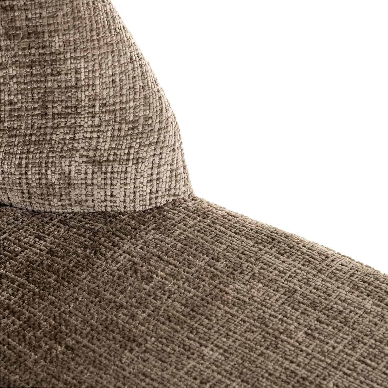 Silla Cecilia de chenilla piedra ignífuga (Niagara 104 Stone Chenille)