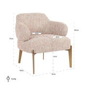 Sillón Venus trendy rosa (Be trendy 1673 rosa)