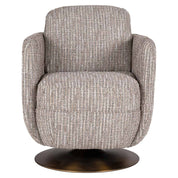 Sillón giratorio Turner beige coco (Beige)