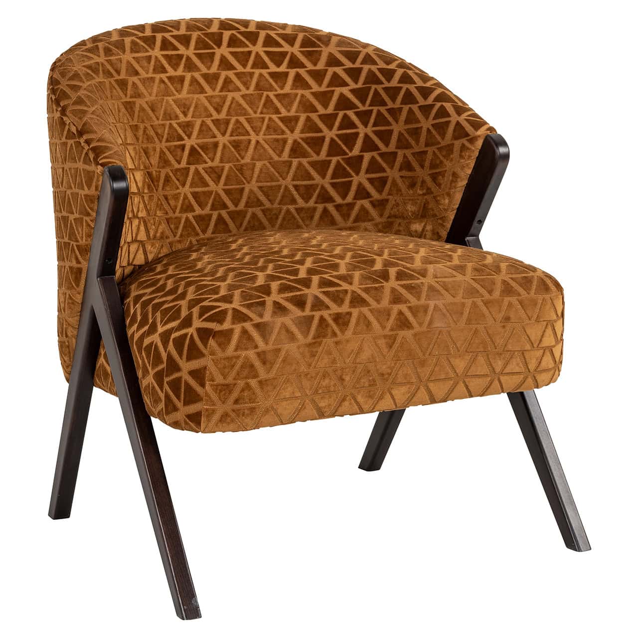 Sillón Mia Triángulo Dorado (Triángulo 2013 Oro Viejo)