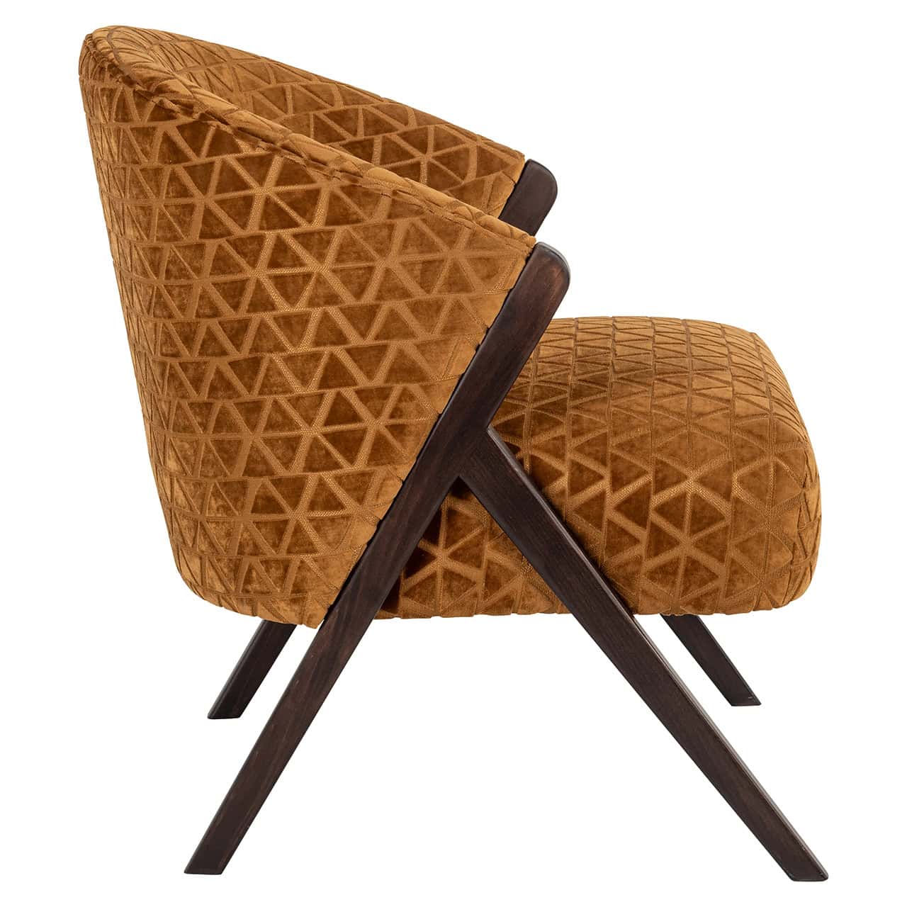 Sillón Mia Triángulo Dorado (Triángulo 2013 Oro Viejo)