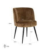 Silla Morton oliva cloe (Cloe 751 Olive)