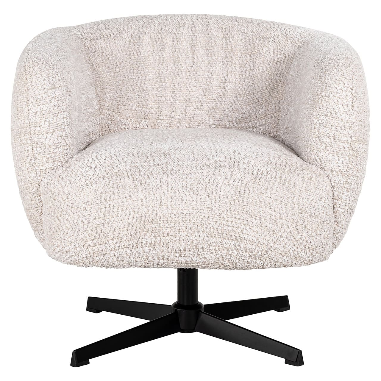 Sillón giratorio Estelle (Be Lovely 11 Crema)