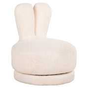 Kids swivel lounge Bunny white teddy (Teddy 14 White)