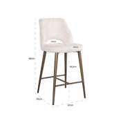 Counter stool Delphine lovely cream (Be Lovely 11 Cream)
