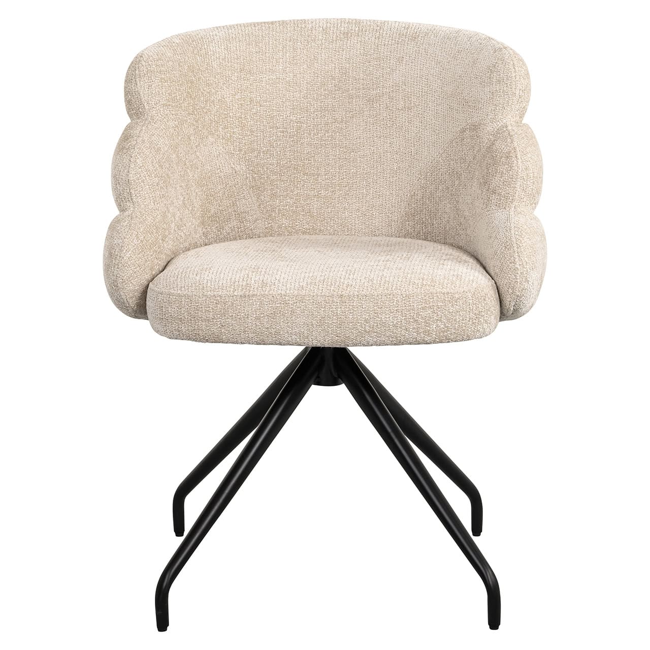 Silla giratoria Kayla crema unicornio (Unicornio 11 crema)