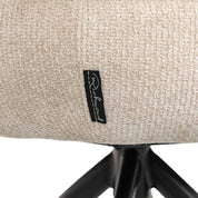 Silla giratoria Kayla crema unicornio (Unicornio 11 crema)