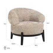 Lounge chair Montana desert renegade (Renegade desert 109)