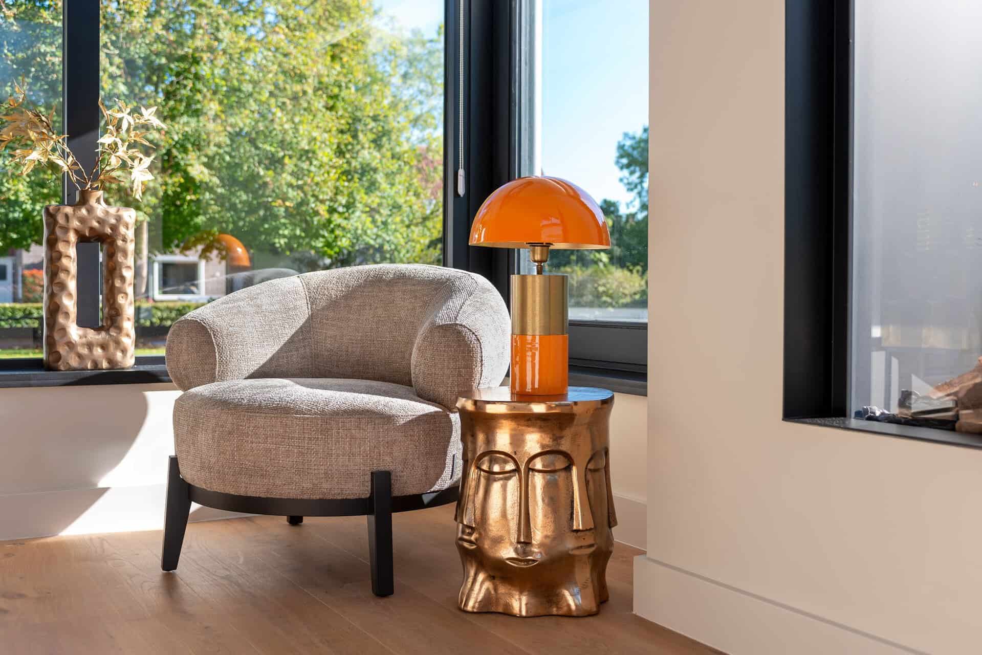 Jarrón Samuel (oro cepillado)