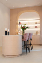 Candelabro Caya pequeño (Negro/dorado)