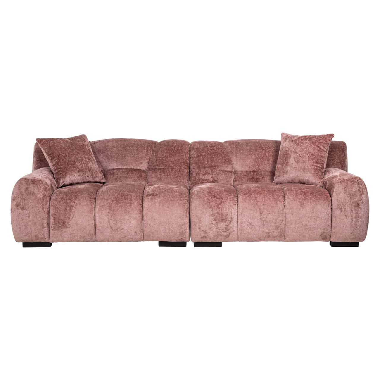 Sofa Charelle rose chenille (Bergen 705 rose chenille)
