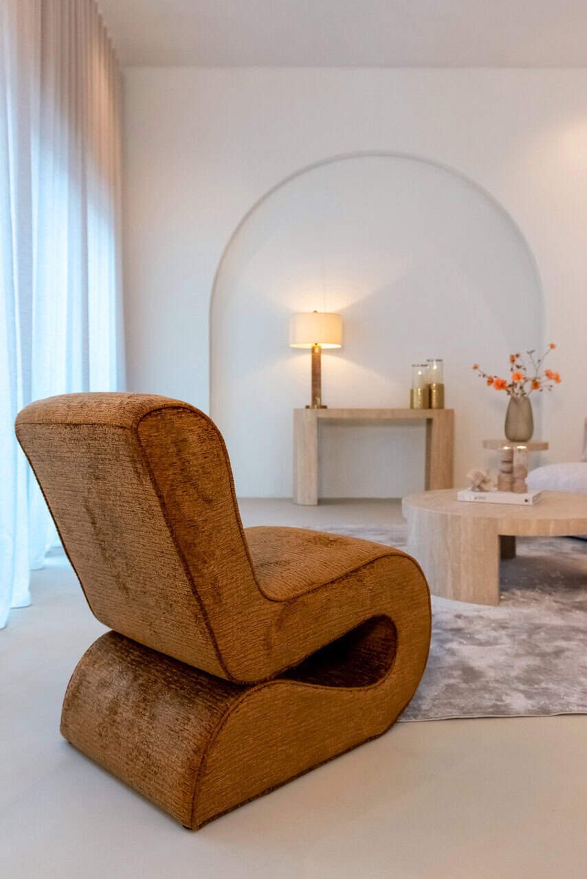 Console Biltmore italian travertine (Beige)