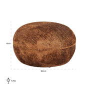 Pouffe Jace lovely cinnamon (Be Lovely 603 Cinnamon)