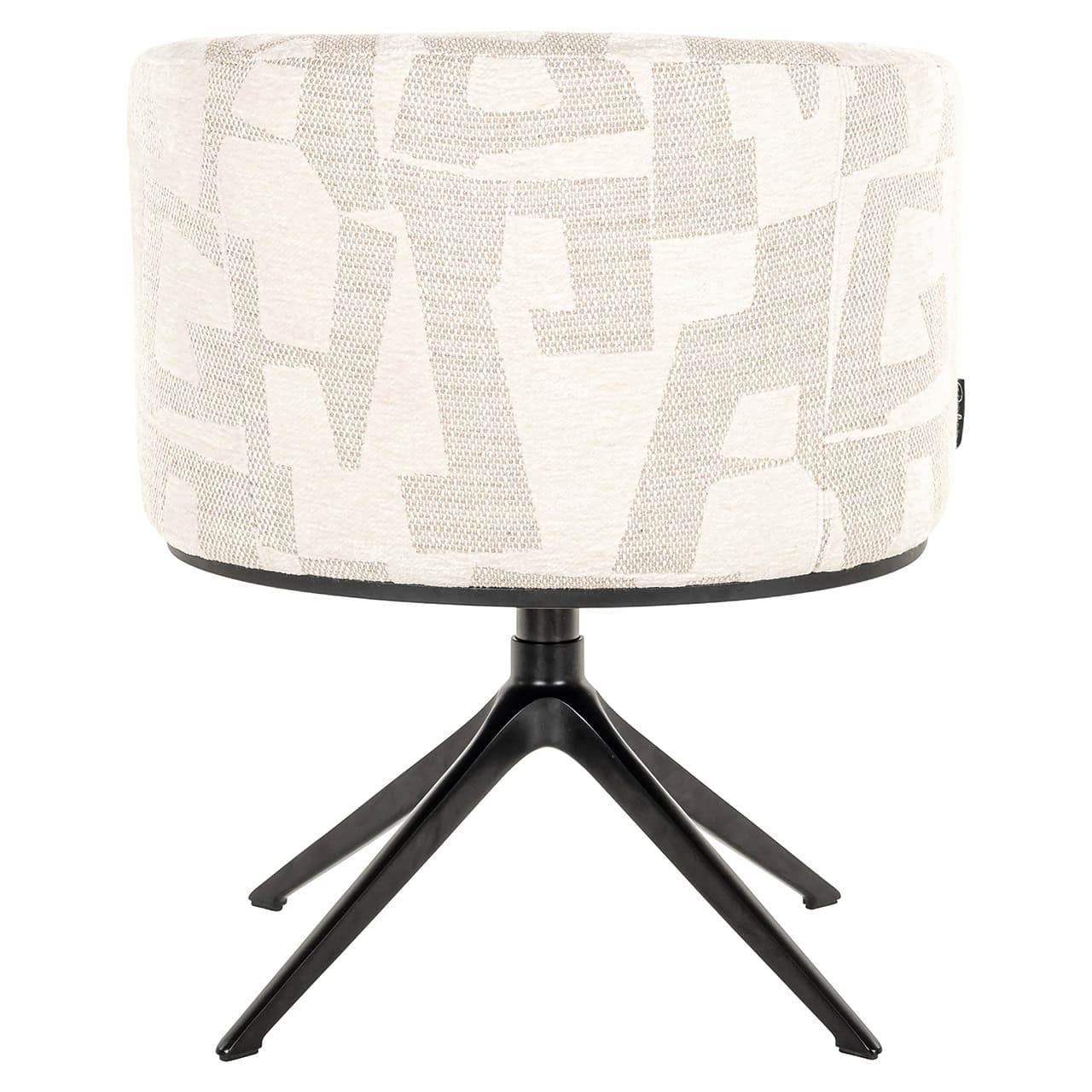 Silla giratoria Cheyenne beige graffic (Beige graffic)