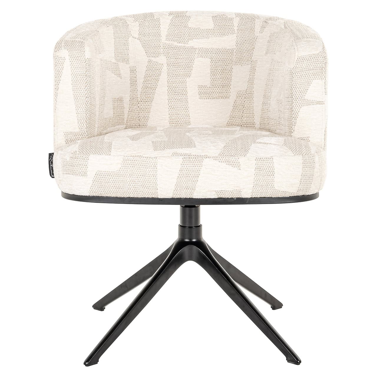 Silla giratoria Cheyenne beige graffic (Beige graffic)