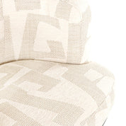 Silla giratoria Cheyenne beige graffic (Beige graffic)