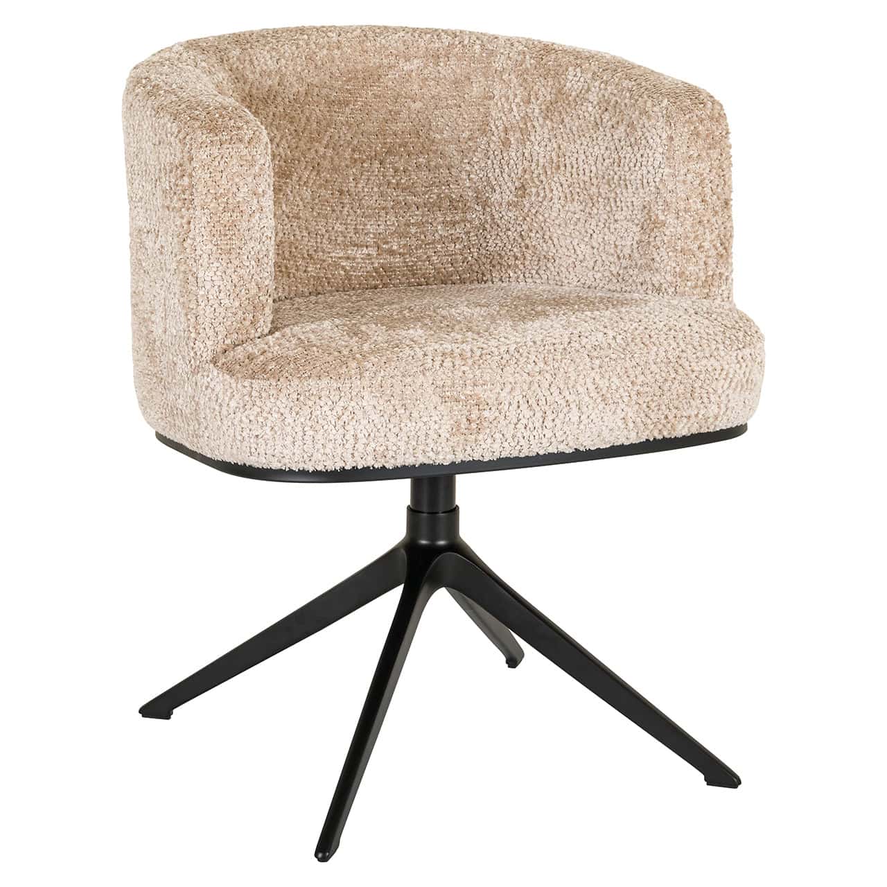 Silla giratoria Cheyenne beige encantador (Be Lovely 170 Beige)