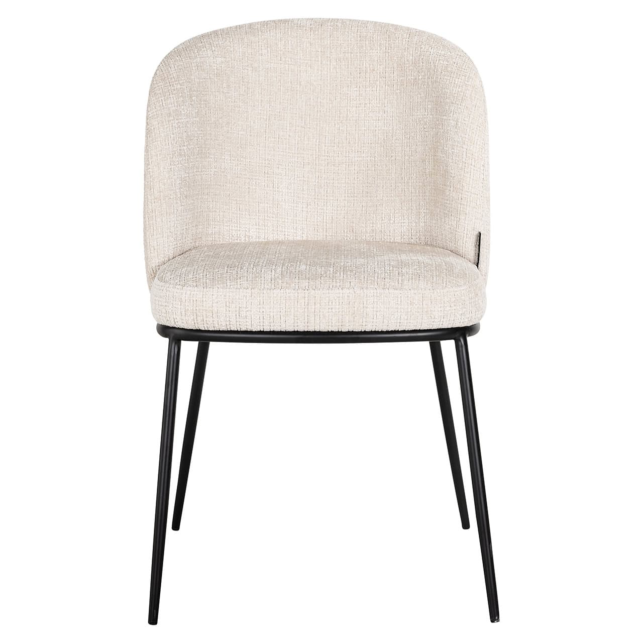 Silla Elvi chenilla beige ignífuga (Niagara 902 chenilla beige)