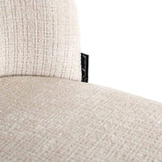Silla Elvi chenilla beige ignífuga (Niagara 902 chenilla beige)