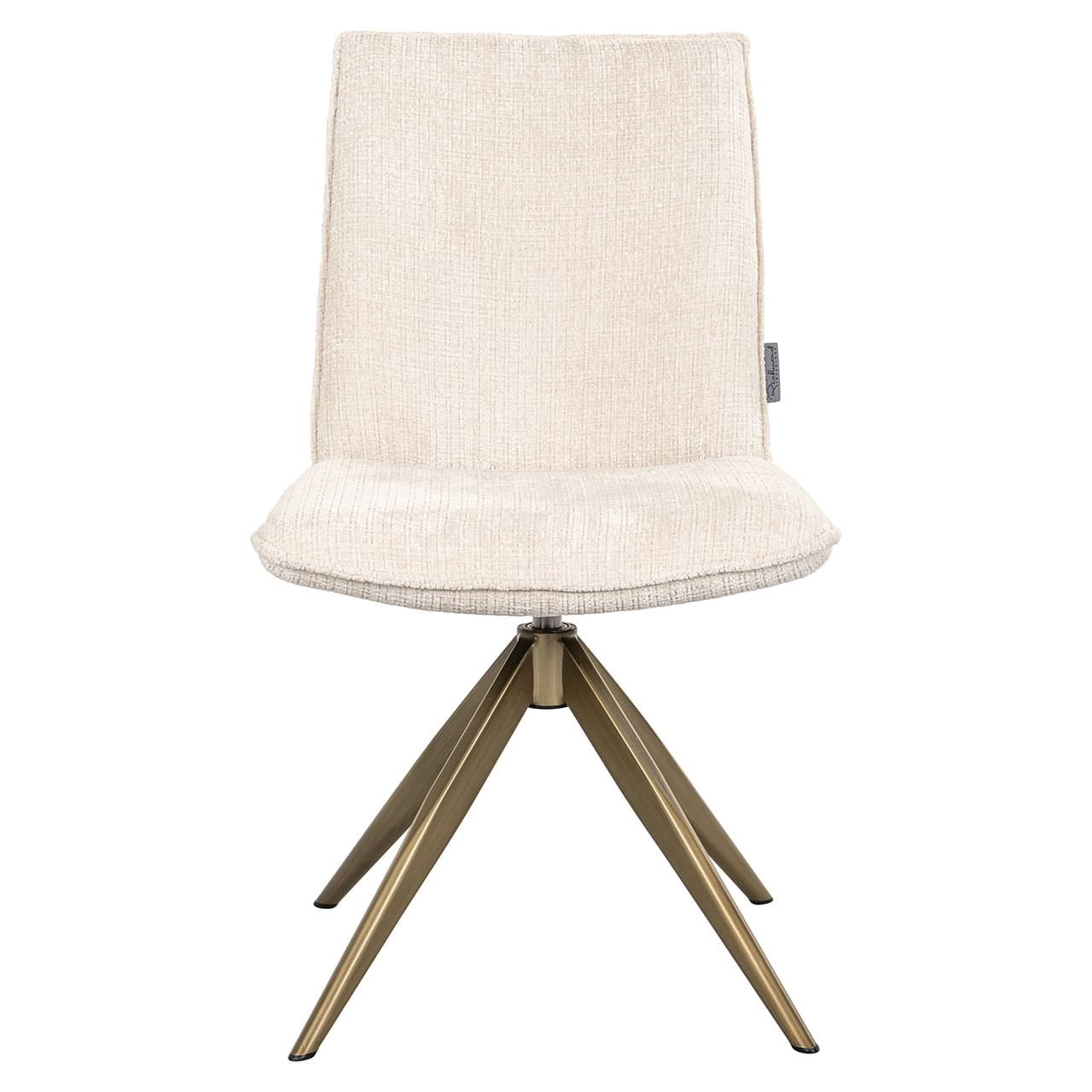 Silla giratoria Dakota beige chenilla (Niagara 902 beige chenilla)