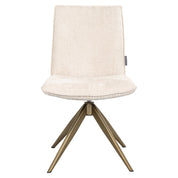 Silla giratoria Dakota beige chenilla (Niagara 902 beige chenilla)