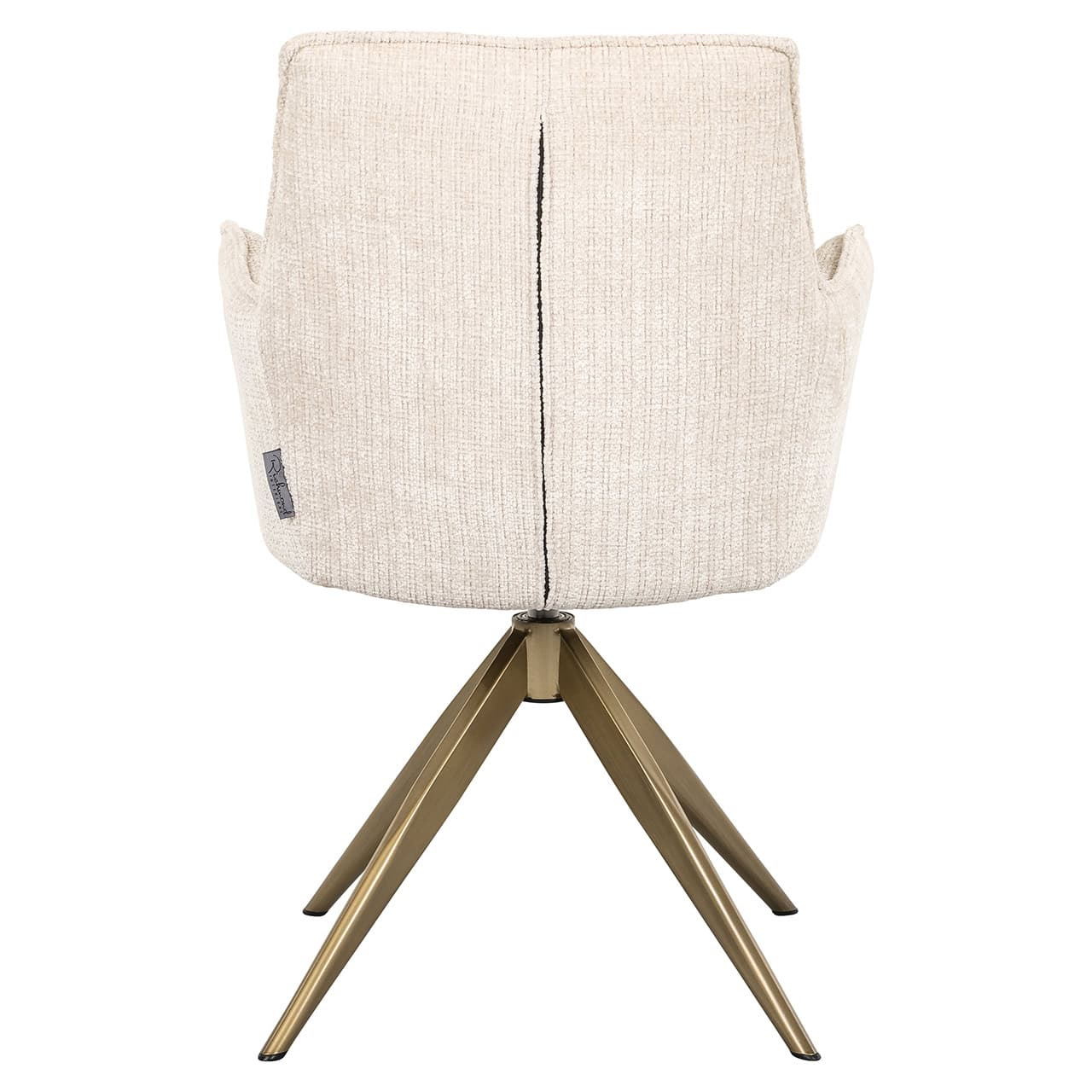 Silla giratoria Dakota beige chenilla (Niagara 902 beige chenilla)