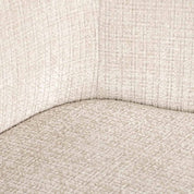 Silla giratoria Dakota beige chenilla (Niagara 902 beige chenilla)